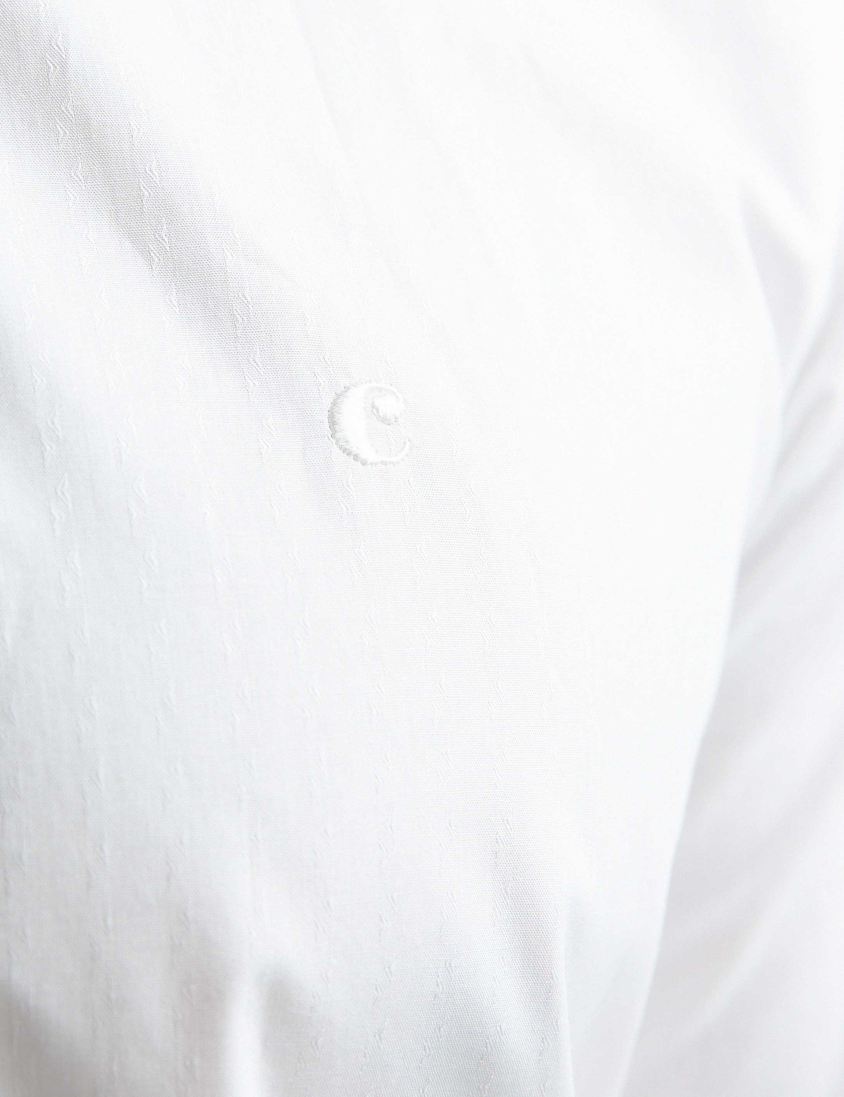 Beyaz Regular Fit Uzun Kollu Gömlek