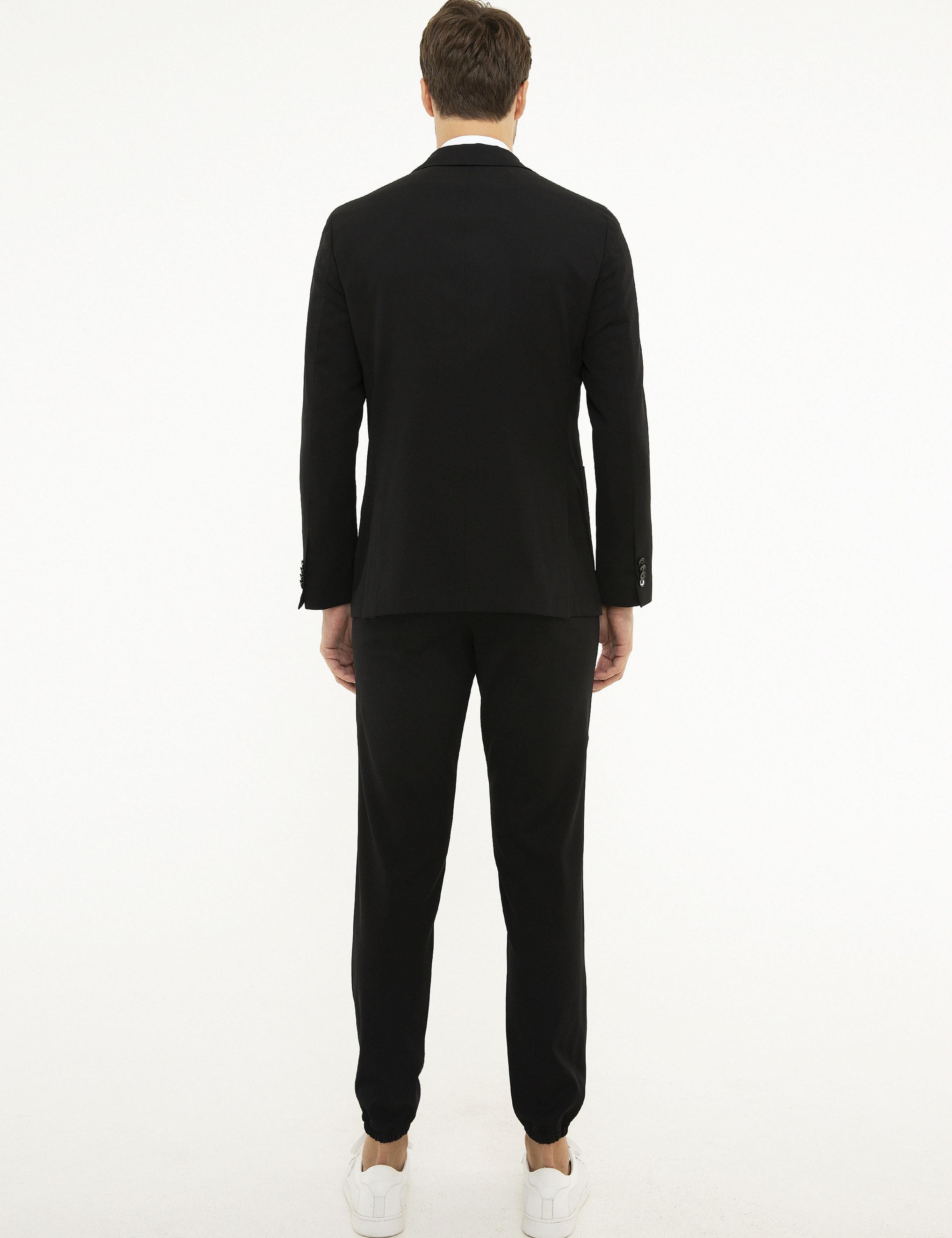 Siyah Slim Fit Takım Elbise - 50217619042