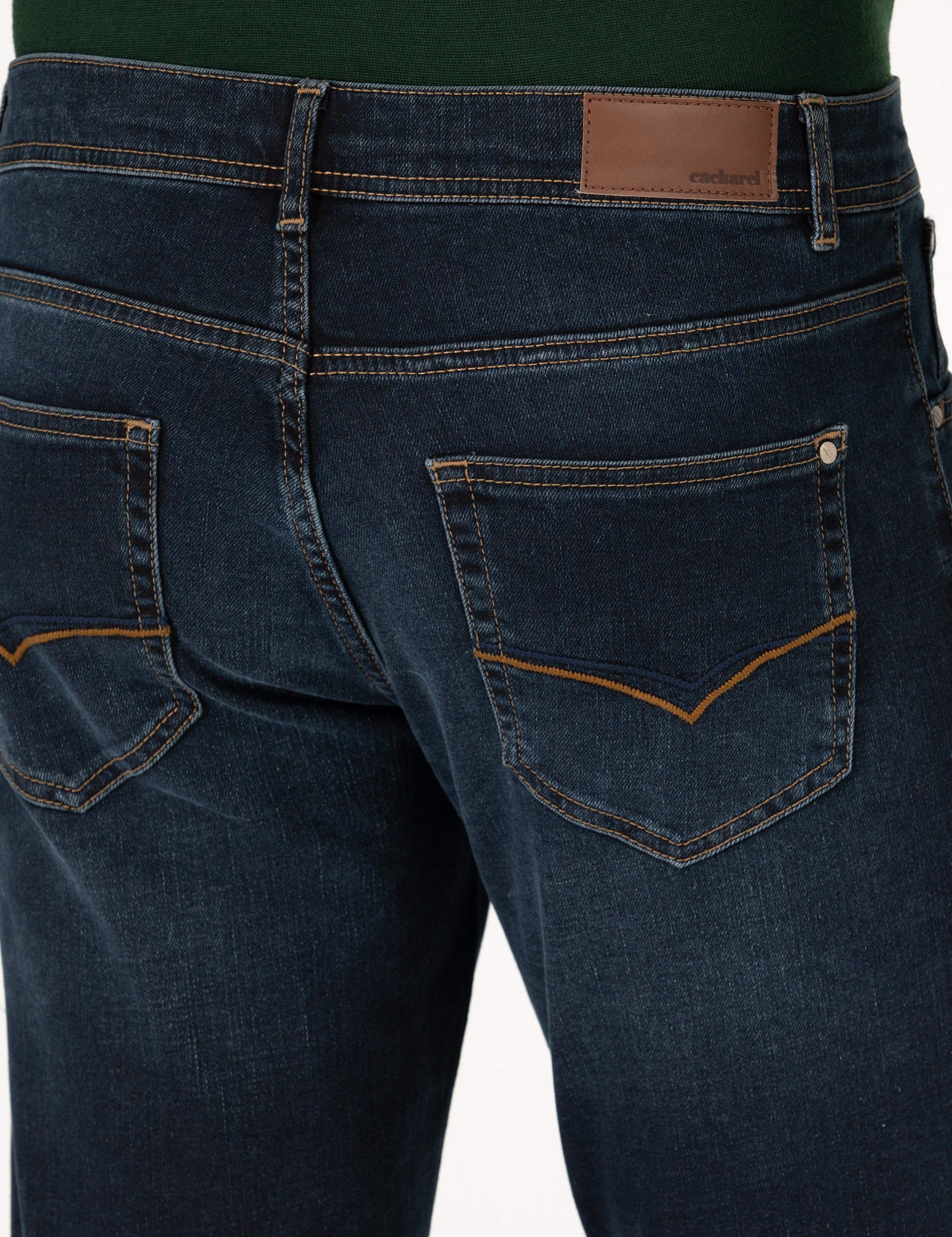 Koyu Mavi Slim Fit Jean Pantolon - 50259598017