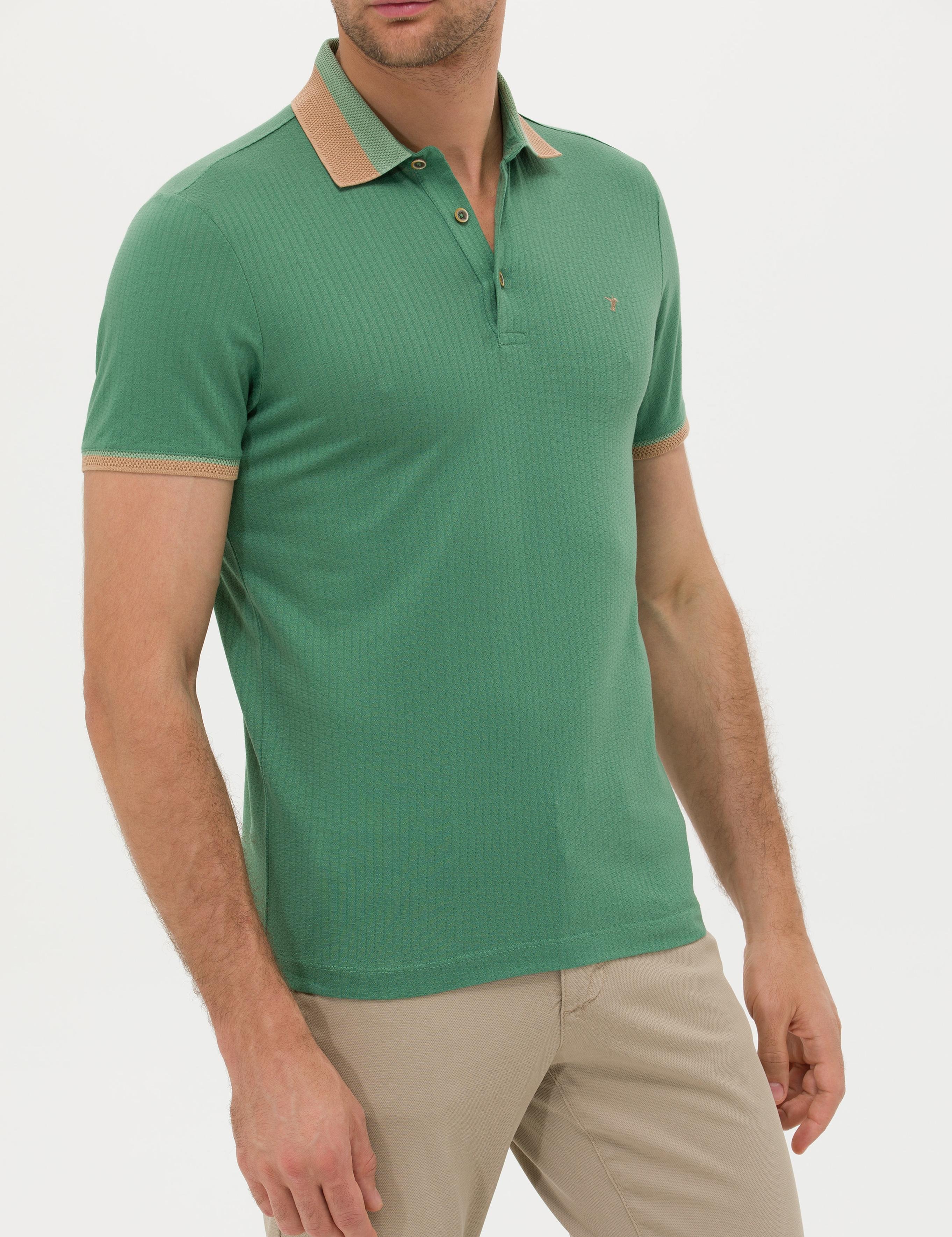 Yeşil Slim Fit T-Shirt